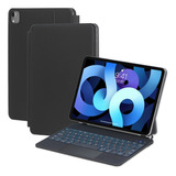 Funda De Piel Con Teclado Para iPad Pro 11 2022/ Air 2022 10