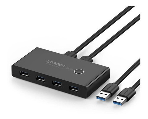 Conmutador Kvm Ugreen Usb 3.0, 4x2, Para Linux Y Mac