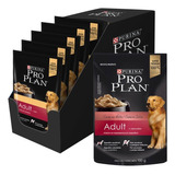 Purina Pro Plan Pouch Adult Dog Carne En Salsa 100gr X 15 Un