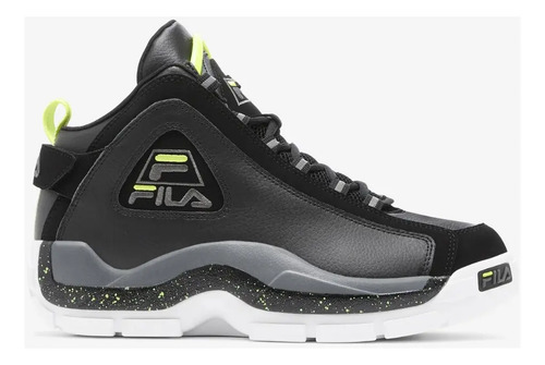 Fila Grant Hill 2 Negro Blanco Verde Media Bota Para Basquet | Envío gratis
