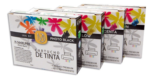 Cartucho 564xl Impresora B210 B209 6380 5460 Pack X 4 Photo