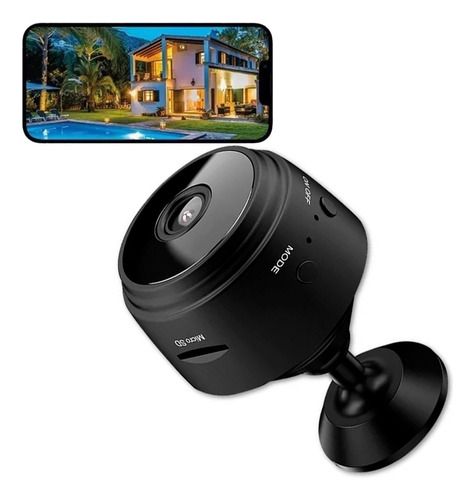 Cámara Mini Espía Monitoreo En Vivo Wifi 1080p Full Hd