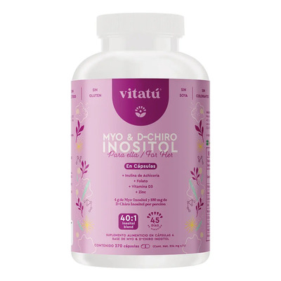 Vitatú | Myo Inositol & D-chiro Cápsulas Sabor Sin sabor | Meses sin interés