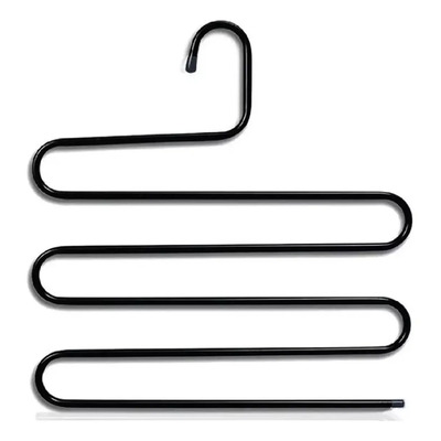 Kit 3 Ganchos De Metal Para 5 Pantalones, Saias, Bermudas, R