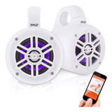 Para Altavoces Pyle , Marinos, Con Bluetooth, Luces Led,