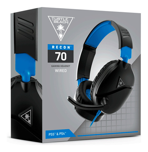 Headset Recon 70 - Azul E Preto Ps5/ps4