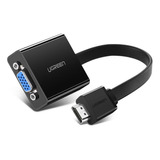 Convertidor Ugreen Hdmi Macho A Vga Hembra 1080p Con Audio