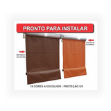 Toldo Retrátil Cortina Retrátil 3,20m Largura X 2,70m Altura