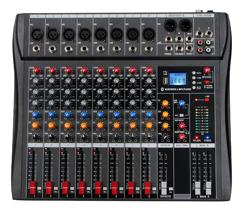 Depusheng Dx8 - Consola De Tablero De Sonido Profesional De