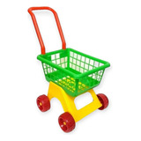 Juguete Carrito De Supermercado 45cm De Alto Plastico Duro