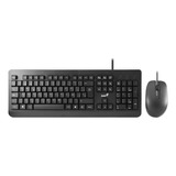 Kit Combo Teclado Y Mouse Alámbrico Genius Km-160 Español