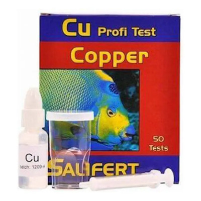 Teste De Cobre Salifert 50 Testes Aquário Marinho | MercadoLivre
