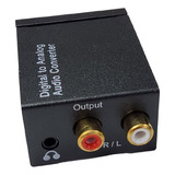 Convertidor Audio Optico Rca Con Cable Incluido Musicapilar