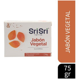 Jabón Vegetal Glicerina Ayurvedico Sri Sri 75 Gr