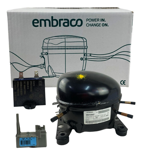 Compresor Embraco 1/5 1/4l R134a 127v 60 Hz Em3y60hlp