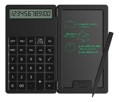 Mini Calculadora Portátil Com Bloco De Escrita À Mão