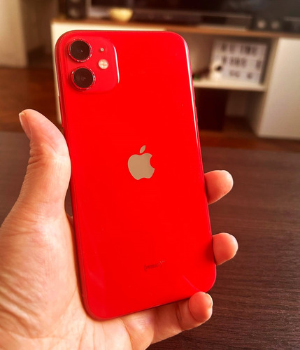 Apple iPhone 11 (128 Gb) - Red / Purple - Batería 100%