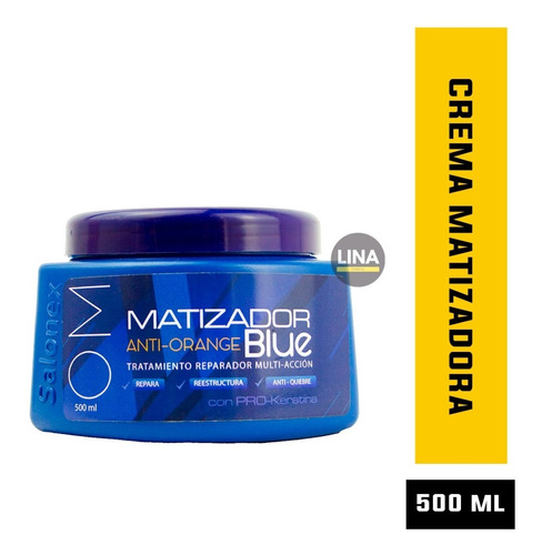 Crema Matizadora Salomex Violeta Azul Grafito 500 Ml