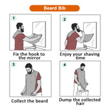 Delantal De Barba, Babero Para Cortar La Barba Para Hombres,