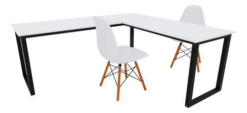 Conjunto Mesa Para Sala P/ Cozinha Gourmet Nicho Cadeiras