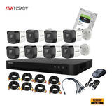 Cctv Kit Hikvision Dvr + 8 Cam 1080p 2mp + Disco Duro 2tb