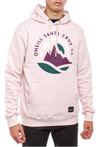 Buzo Canguro Rosa Hoodie Oneill Outdoor Capucha Original 