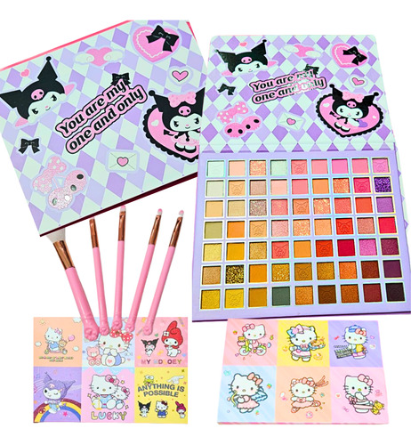 Set Regalo Tendencia Paleta Kuromi Completo Sensacional