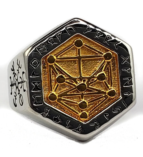 Anillo Vegvisir Totem Acero Inoxidable Brújula Nórdica Unise | MercadoLibre