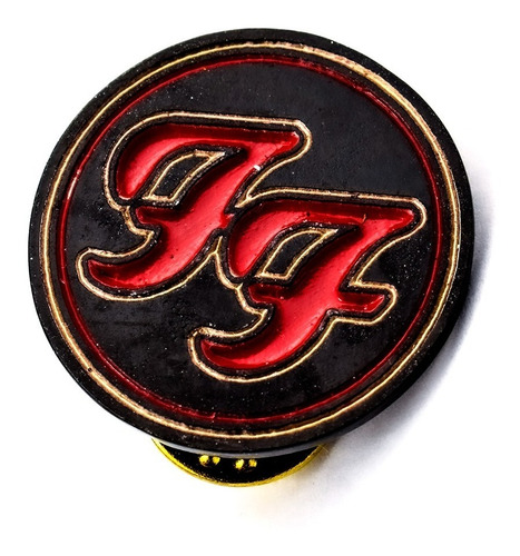 Pin Foo Fighters Prendedor Metalico Rock Activity 