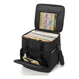 Bolso De Transporte Para 60 Discos De Vinilo - Negro.