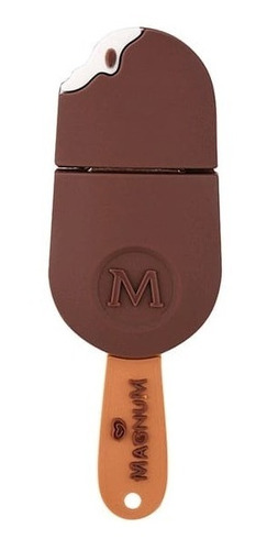 Memoria Pendrive Usb 128 Gb Figura Paleta Magnum Chocolate