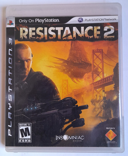 Jogo Resistance 2 Original Ps3 Midia Fisica Cd.