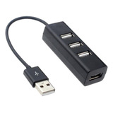 Múltiple Adaptador A 4 Puertos Usb 2.0 Convertidor Divisor