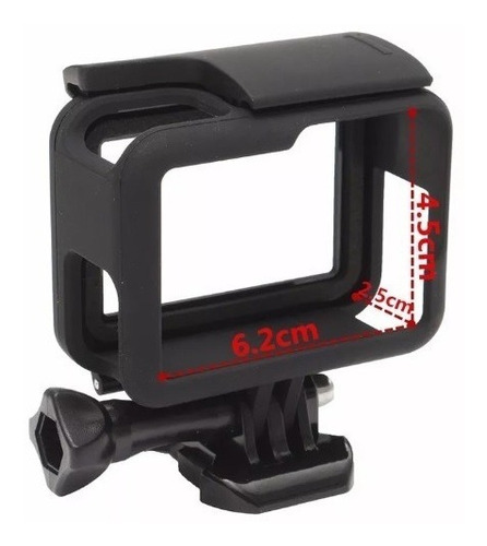 Suporte Armação Moldura Frame Case Aberta Gopro Hero 5 Black