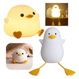 Lámpara De Mesita De Noche Infantil Cute Duck, 2 Unidades