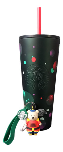 Vaso Acero Starbucks 2022 Y Bearista Navidad Cascanueces 23