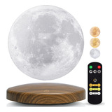 Lámpara Luna Magnética Levitante 3d Impresa Giratoria, Contr