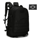 Mochila Tática Militar Assault 50 Litros Camping Trilha Top Cor Preto