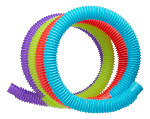 12 Pop Tubes Tubo Fidget Juguete Antiestres Sensorial Color 