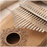 Piano Portátil De Madera Kalimba Dedo 17 Tono