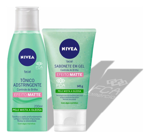 Nivea Tônico Facial Adstringente + Sabonete Controle Brilho