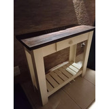 Mesa De Arrime De Madera