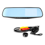 Retrovisor Interno Tela 4.3 Dvr Câmera Ré E Frontal Rs510br