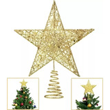 Estrella Árbol Navidad Adorno Navidad Decoración Navideña