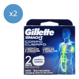 Pack Repuestos Gillette Mach3 Cuerpo 2 U