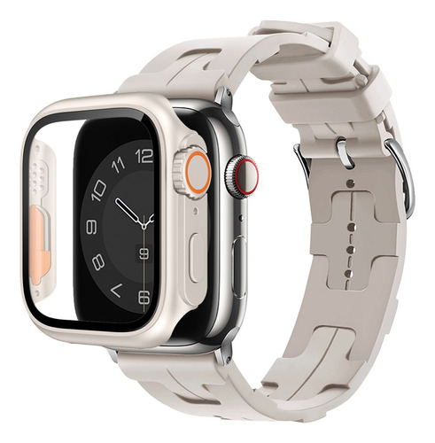 Correa Y Funda Para Apple Watch 9 8 7 Se 45mm 44mm 41mm 40mm