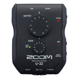 Interfaz De Audio Zoom Interface Handy Audio U-22 41