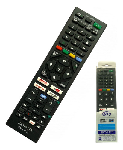 Controle Remoto Para Sony Bravia Smart Tv 32 40 42 43 50 55 