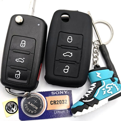 Carcasa Llave Para Vw Clasico Jetta Golf Vento Mk6 2012 2016
