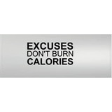 Excuses Dont Burn Calories Gym Fitness Motivational Vin...